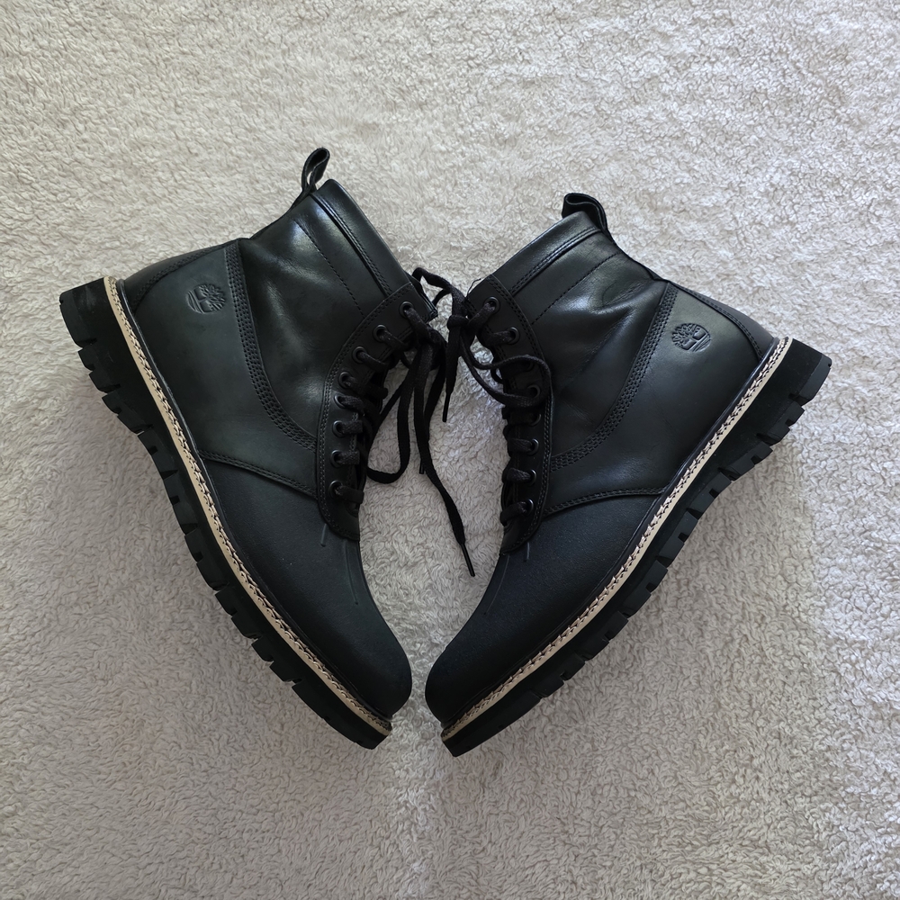 Timberland Britton Hill Side-Zip Boots, Men's Size 9, GUC - Black